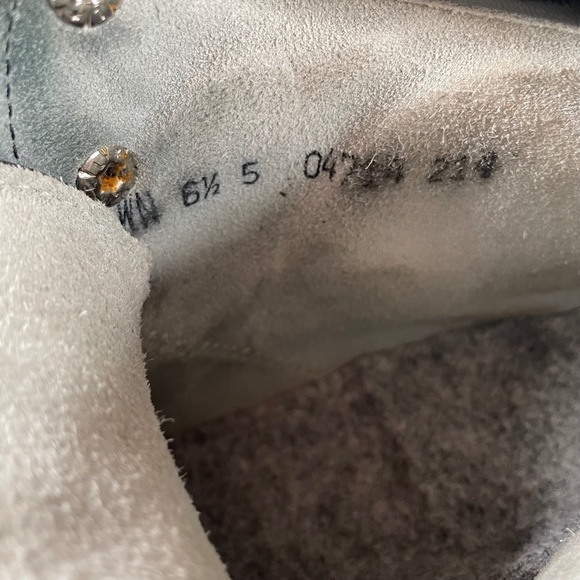 Vintage Kastinger Hiking Boots Black Leather Mountain Vibram Lace Up Size 6.5 - Picture 10 of 10